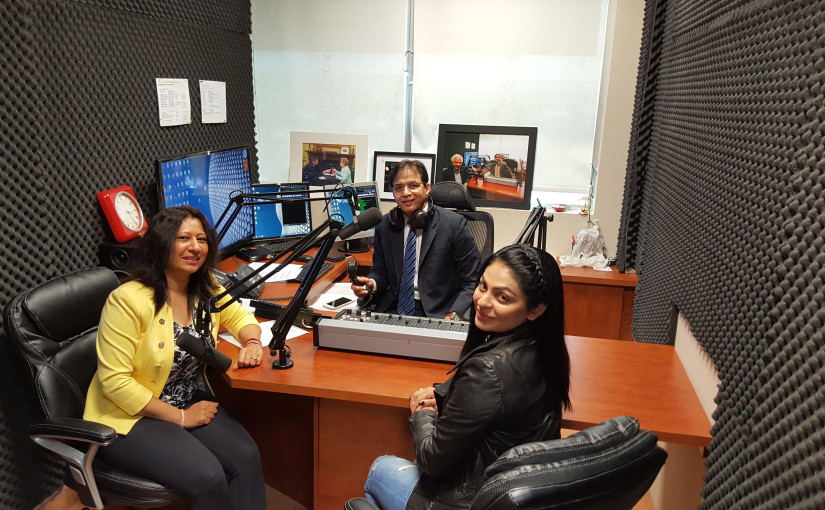 Neeru Bajwa in Parvasi Radio