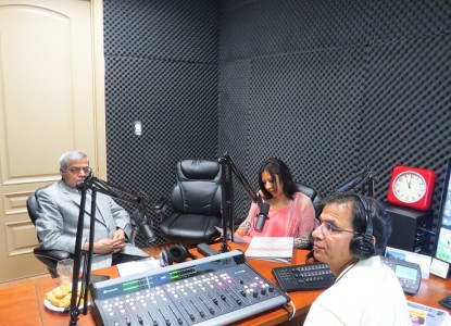 R K Garg in Parvasi Radio