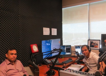ABP CEO Mr. Ashok Venkatramani in Parvasi Radio