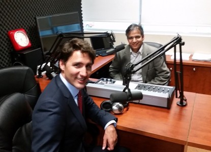 Prime Minister Justin Trudeau in Parvasi Radio